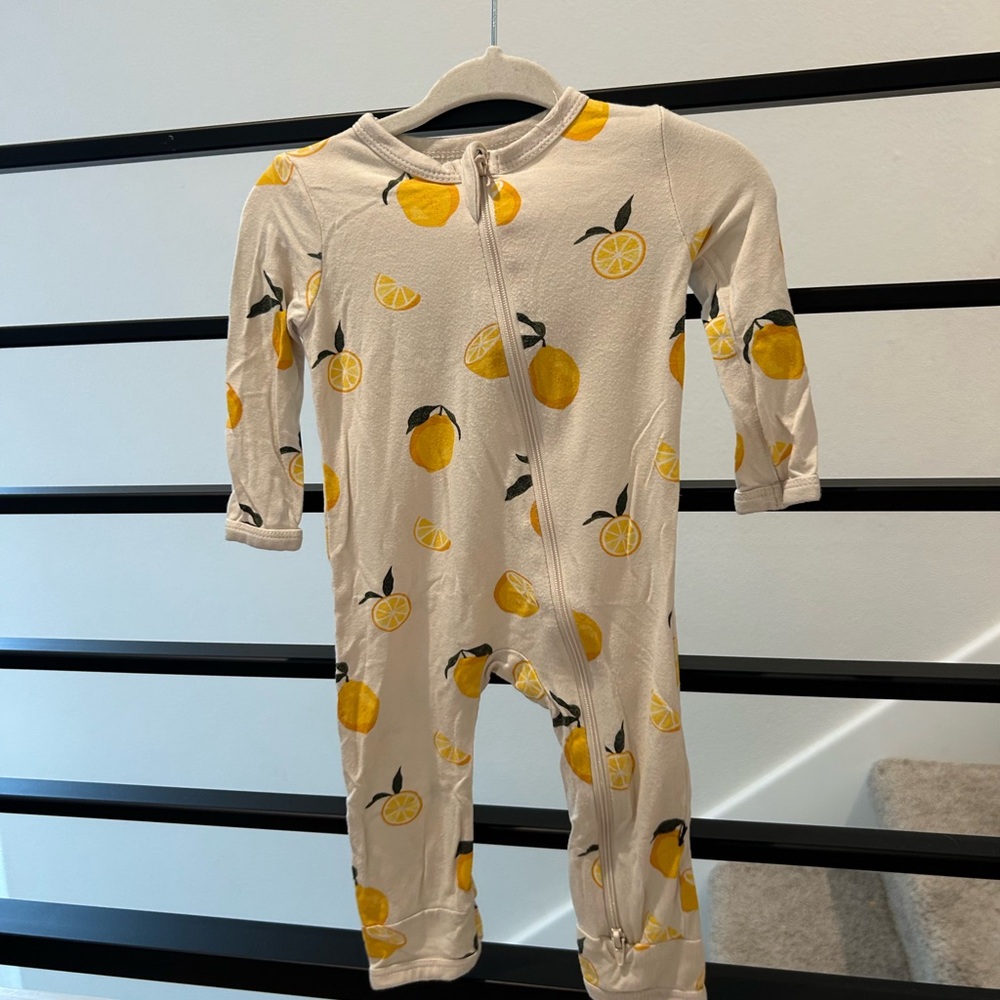 Kyte baby Lemon zip romper